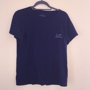 Navy Blue Vineyard Vines Tee w/Pocket
